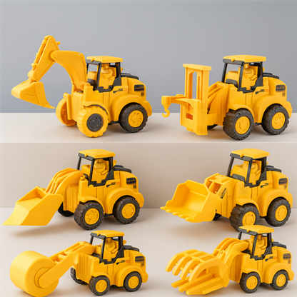 Children's Learning Construction Vehicles