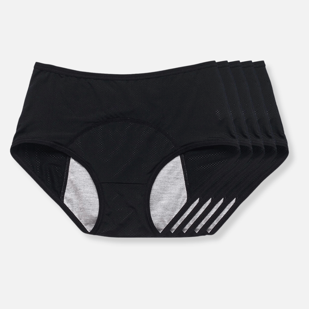 Leak-Proof Underwear with 100% Absorbency – Available in Multiple Colors