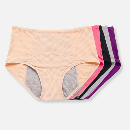 Leak-Proof Underwear with 100% Absorbency – Available in Multiple Colors