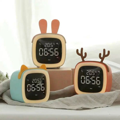 Children's Alarm Clock with Soft Night Light Feature