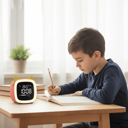 Children's Alarm Clock with Soft Night Light Feature