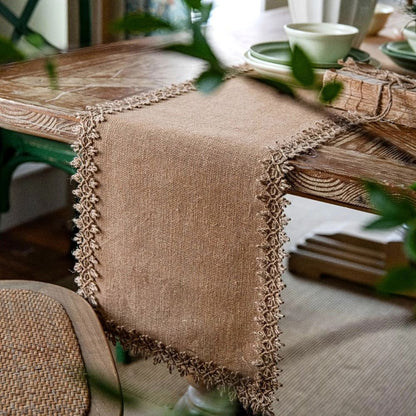 Chic Natural Jute Table Runner for Every Occasion