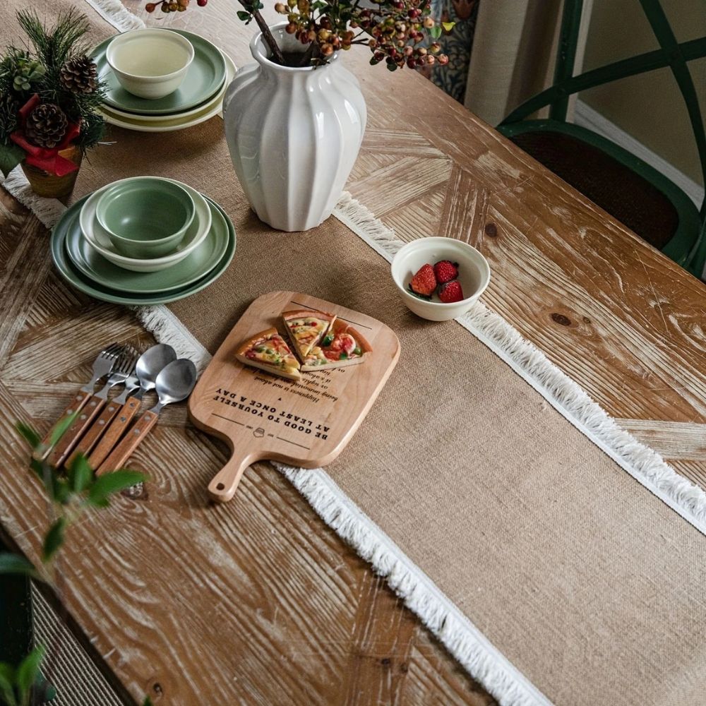 Chic Natural Jute Table Runner for Every Occasion