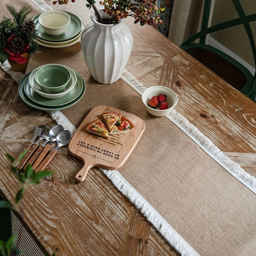 Chic Natural Jute Table Runner for Every Occasion