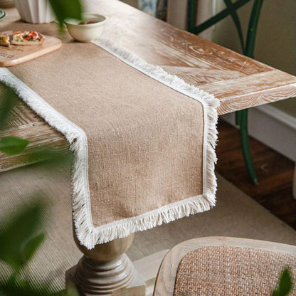 Chic Natural Jute Table Runner for Every Occasion