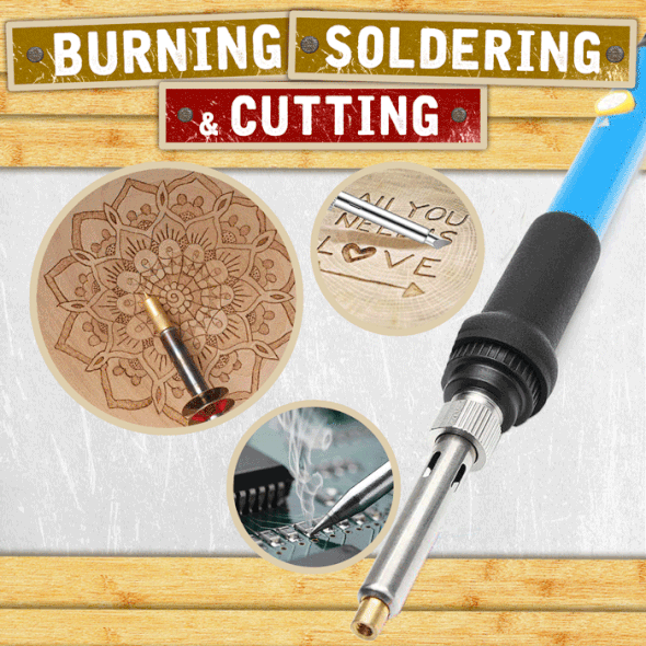 Creative Woodburning Kit with 28 Tips | Adjustable 200–450°C Temperature