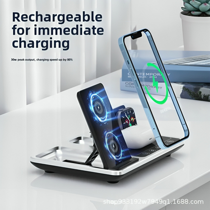 50% OFF | 4-in-1 Wireless Charger - Multi-Function Device