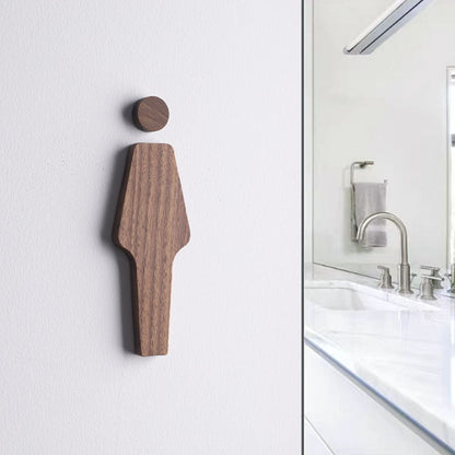 Black Walnut Wooden Toilet Seat Set – Self-Adhesive for All Users