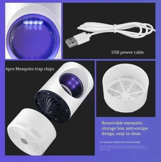 Whisper-Quiet UV Insect Eliminator - Eco-Friendly Bug Defense for Home & Garden