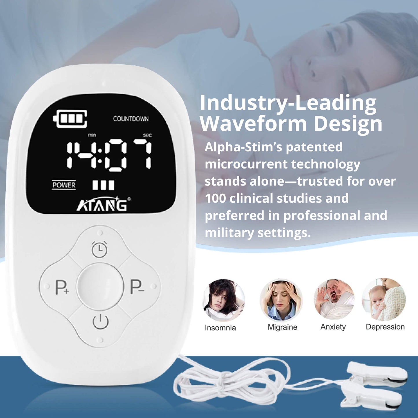 Therapeutic Device for Anxiety Management, Sleep Aid, and Pain Relief