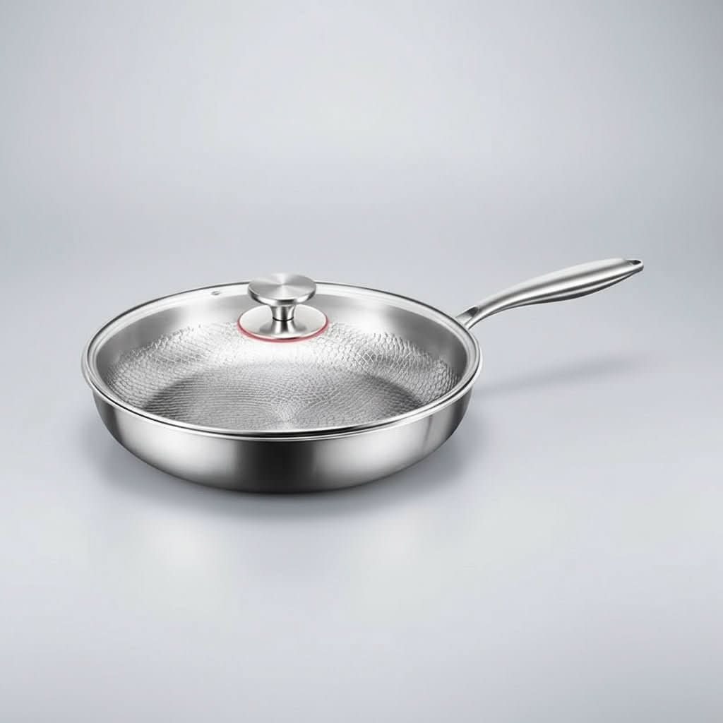 Titanium Hammered Frying Pan for Cooking