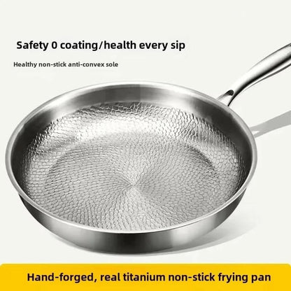 Titanium Hammered Frying Pan for Cooking