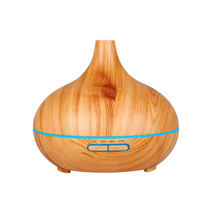 Wooden Design Ultrasonic Aroma Diffuser with LED Light