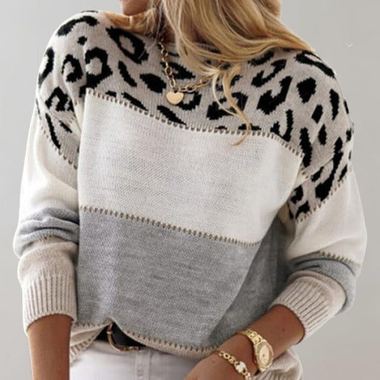 Collar with Leopard Print Design