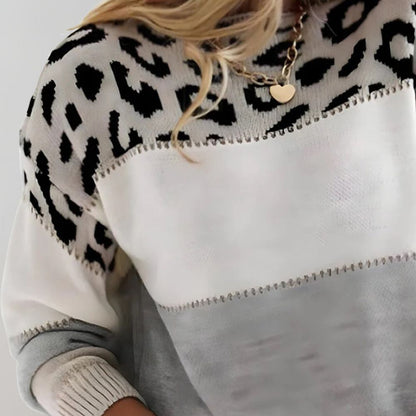 Collar with Leopard Print Design