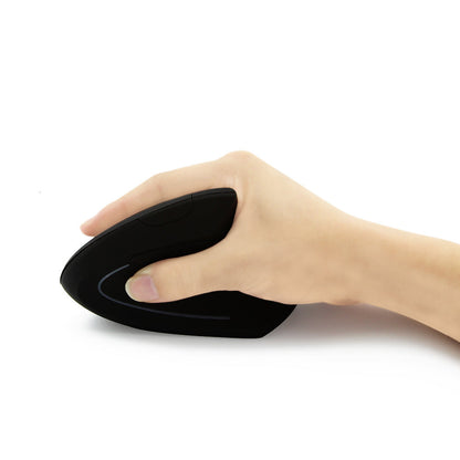 Ergonomic Vertical Wireless Optical Mouse for Gamers
