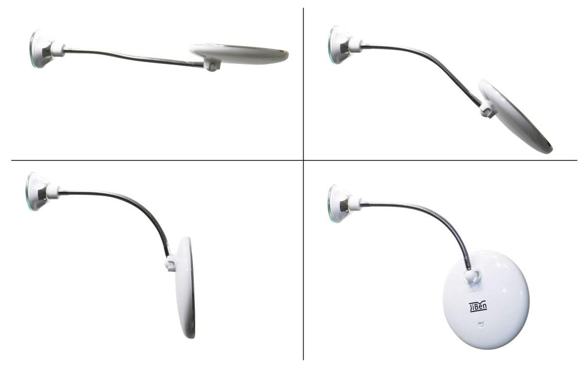LED Makeup Mirror with Bright Light and 10x Zoom Magnification