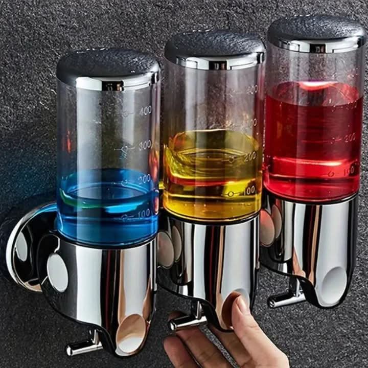 Wall-Mounted Soap Dispenser and Holder