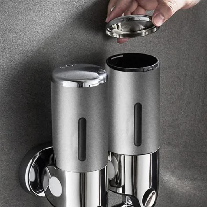 Wall-Mounted Soap Dispenser and Holder