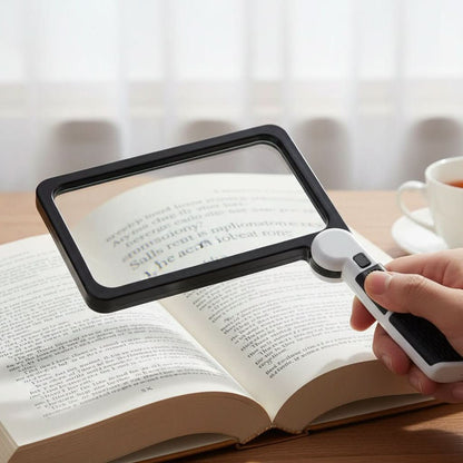 Illuminate Your Vision: 5x LED Magnifying Glass with Adjustable Light