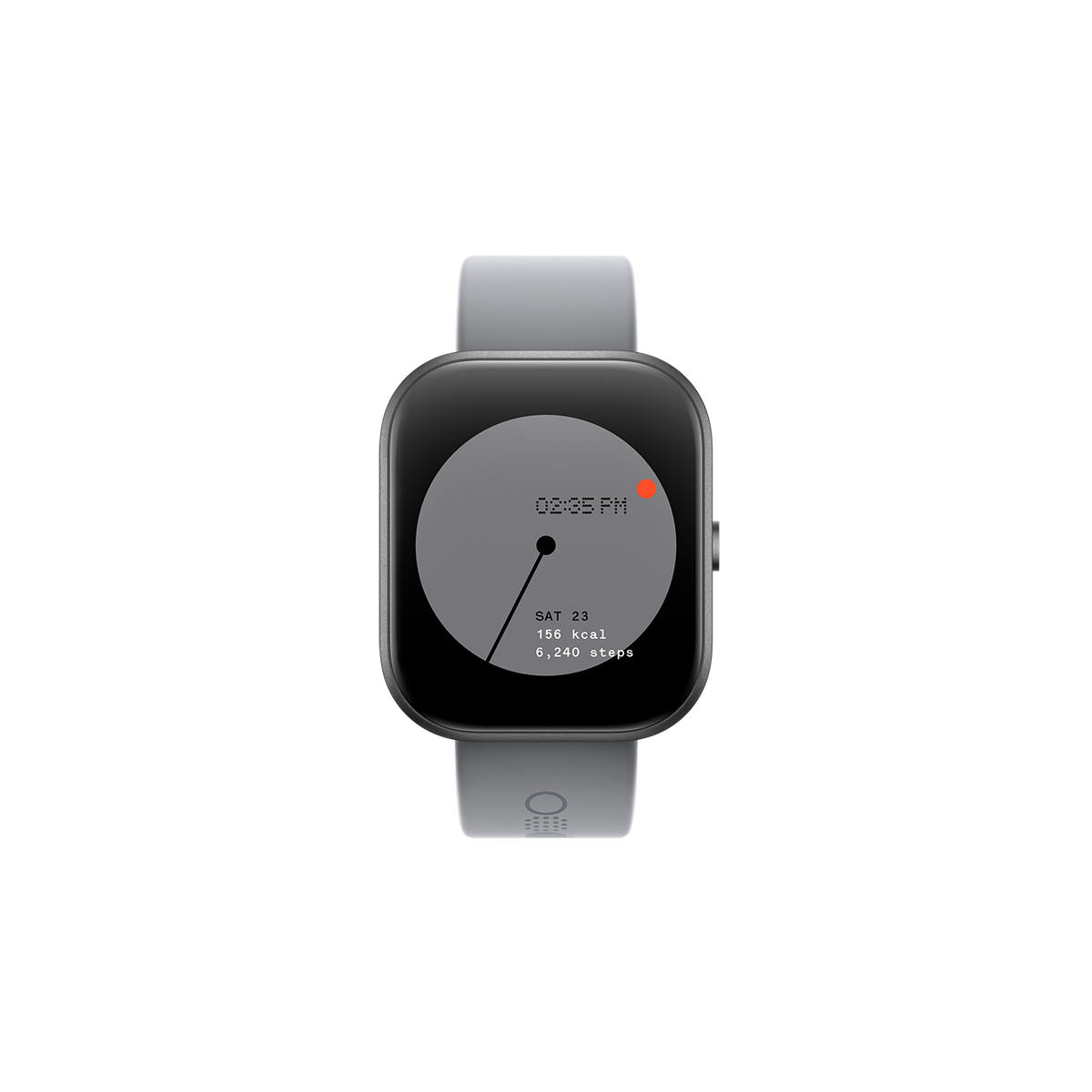UrbanFlex Smart Watch with Vibrant Orange Strap