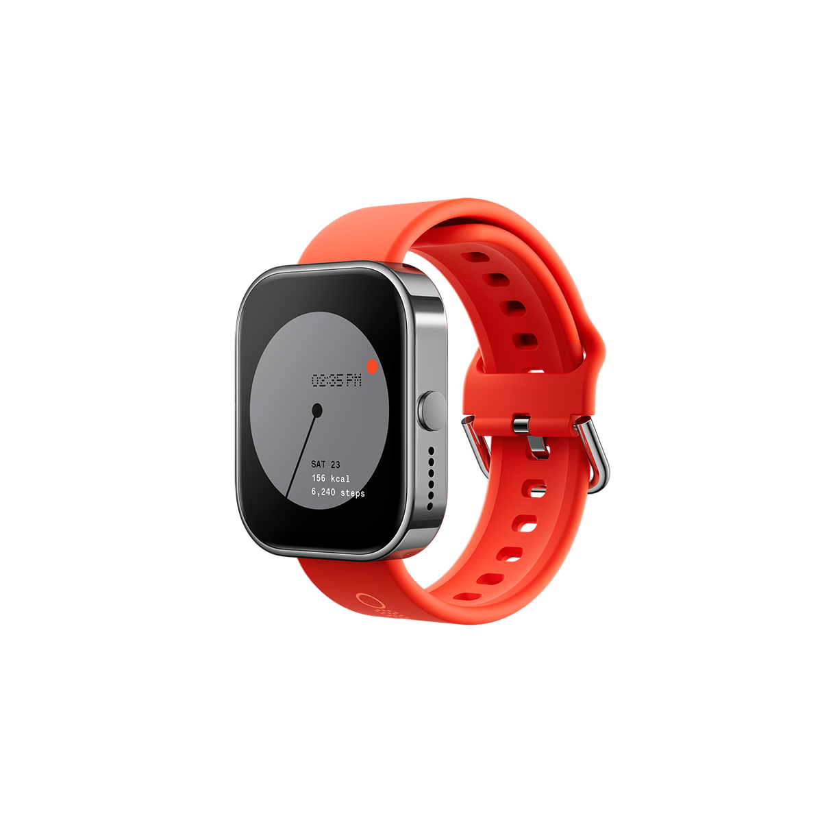 UrbanFlex Smart Watch with Vibrant Orange Strap