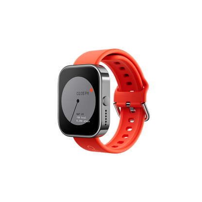 UrbanFlex Smart Watch with Vibrant Orange Strap