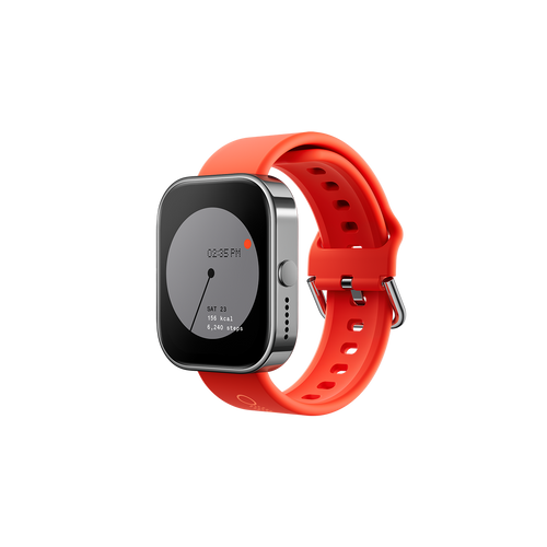 UrbanFlex Smart Watch with Vibrant Orange Strap