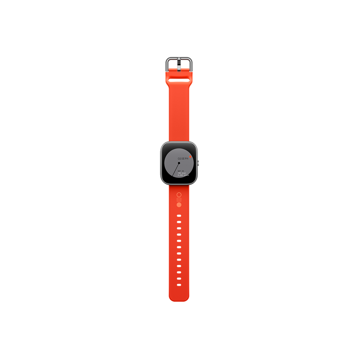 UrbanFlex Smart Watch with Vibrant Orange Strap