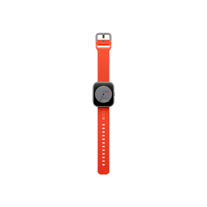 UrbanFlex Smart Watch with Vibrant Orange Strap