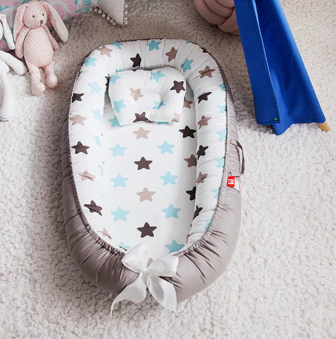 Portable Cotton Baby Nest for Safe and Cozy Relaxation