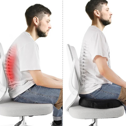 Seat Cushion with Memory Foam for Ergonomic Support