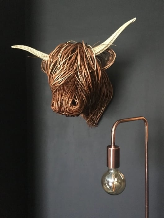 Distinctive Cow Head Wall Art for Home Interiors