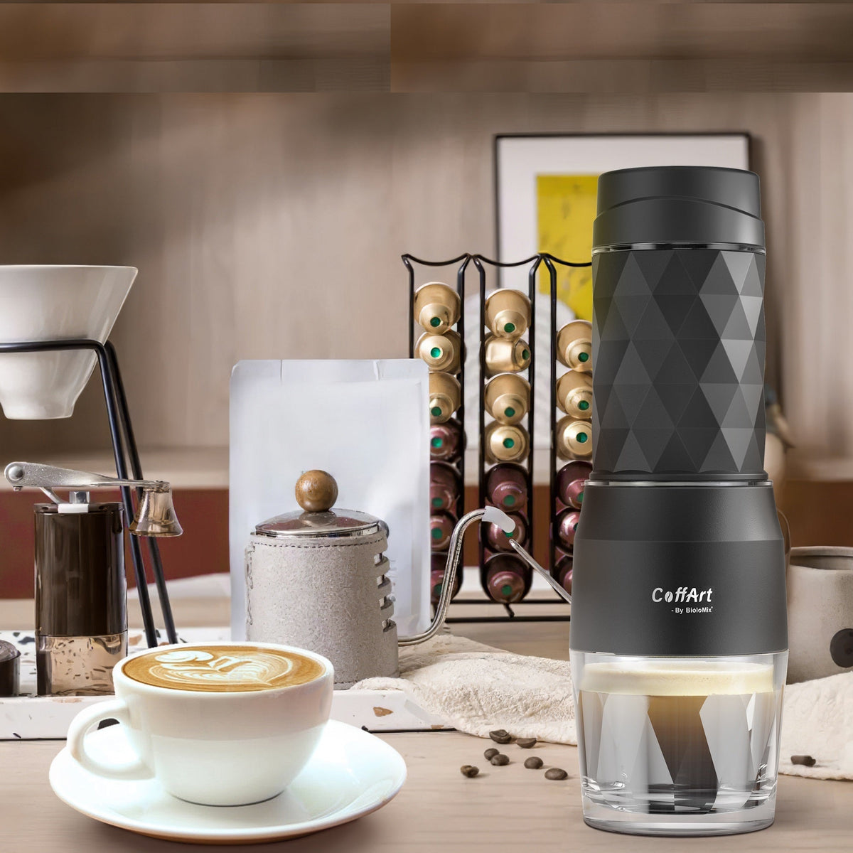 Travel and Camping Coffee Brewer - Compact and Portable
