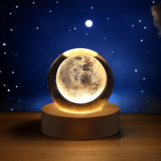 3D Crystal Sphere Lamp