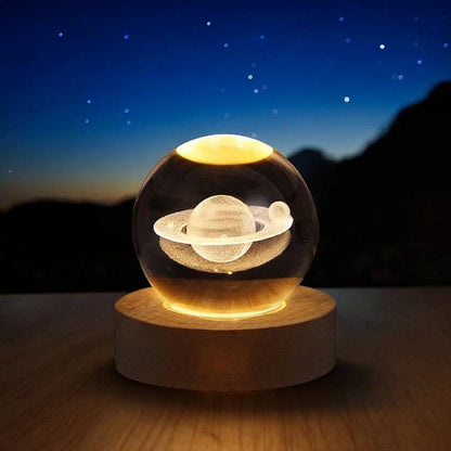 3D Crystal Sphere Lamp