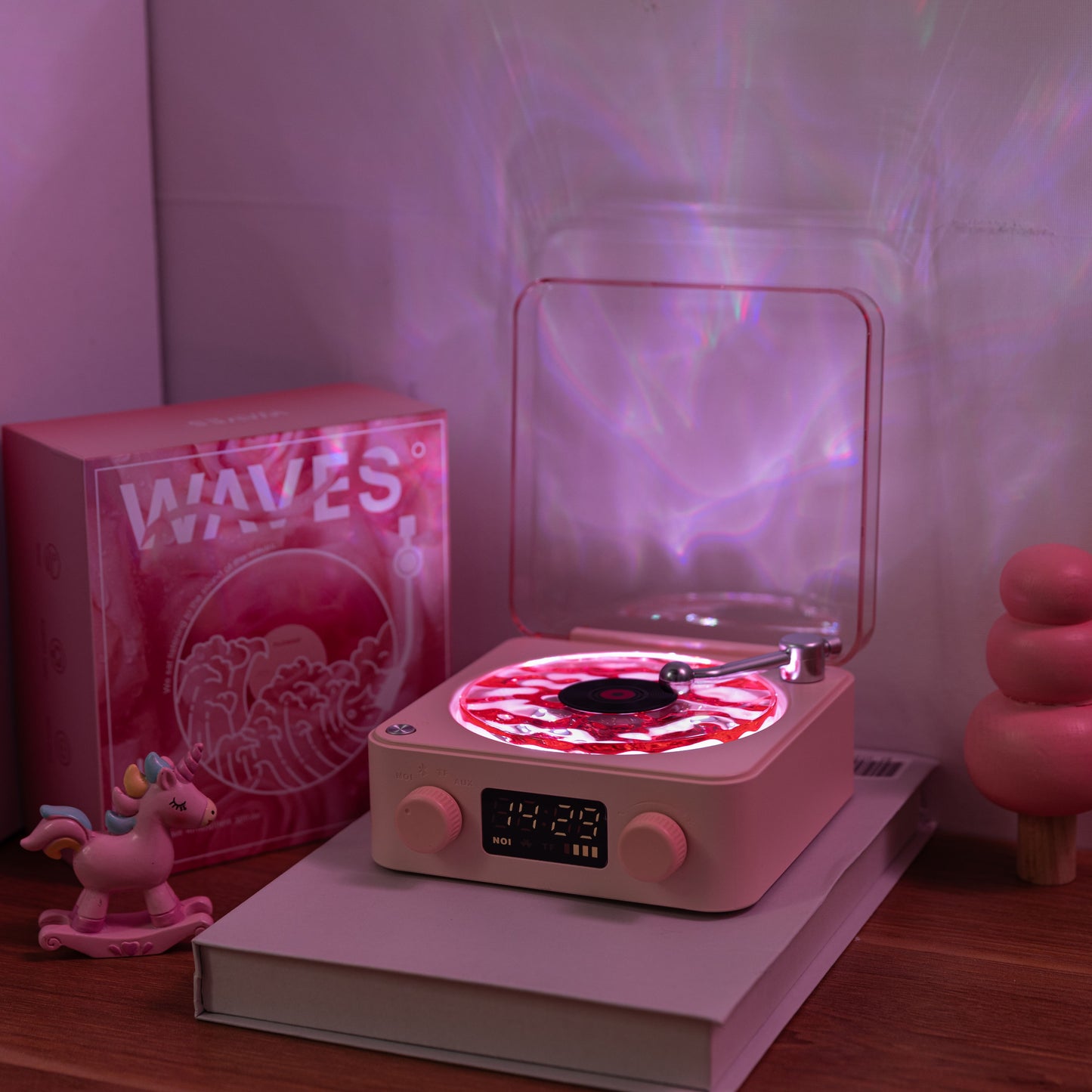 Retro Mini Sleep Aid with RGB Lighting