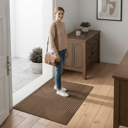 Absorbent Microfiber Floor Mat – Washable, Anti-Slip, Quick Drying