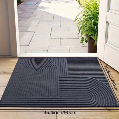 Absorbent Microfiber Floor Mat – Washable, Anti-Slip, Quick Drying