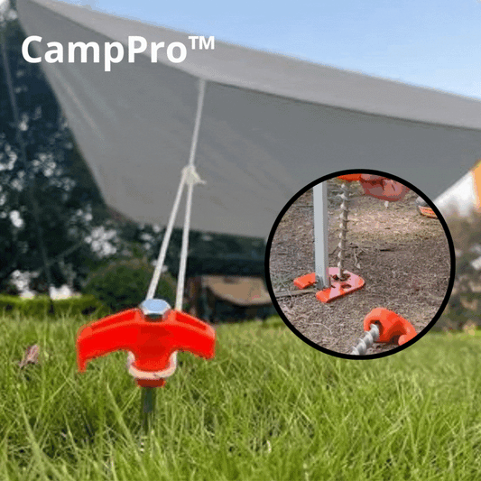 2+2 FREE | Metal Tent Pegs - Rustproof Anchors [Last Day Discount]