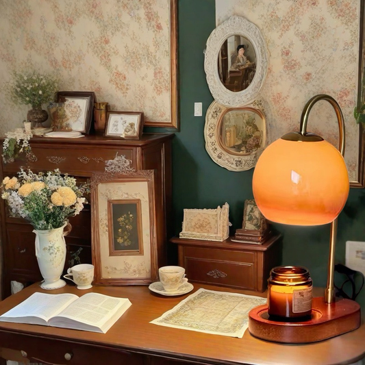 Adjustable Table Lamp for Flameless Wax Melts and Candle Warming