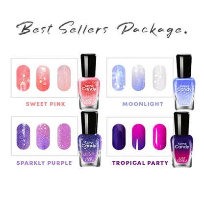 Galactic Glow Nail Gel - Transform Your Manicure Instantly!