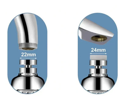 Pivot Arm with Water-Saving Filter Diffuser