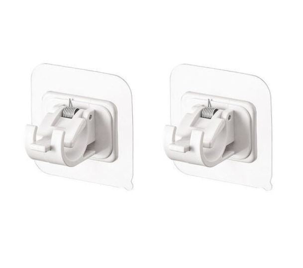 Versatile Wall-Mount Curtain Holder System