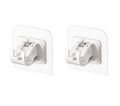 Versatile Wall-Mount Curtain Holder System