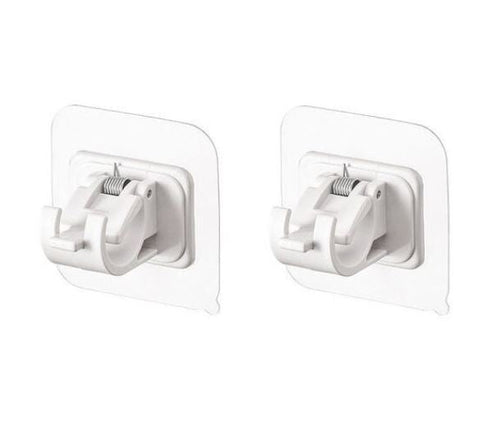 Versatile Wall-Mount Curtain Holder System