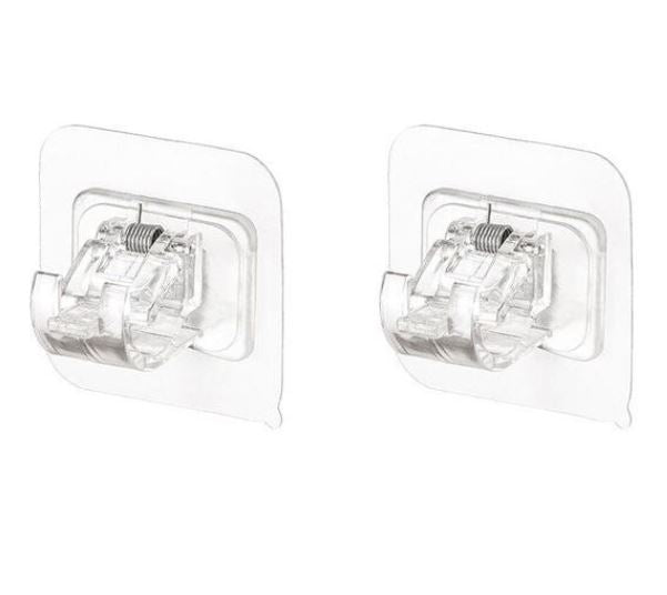 Versatile Wall-Mount Curtain Holder System