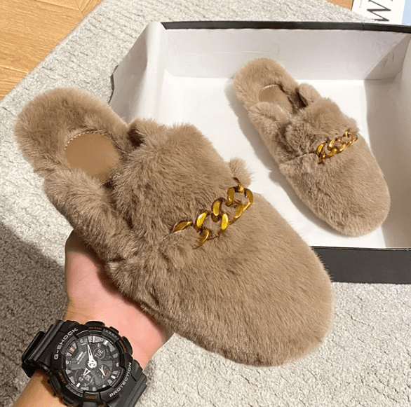 Women's Soft and Comfortable Plush Slippers