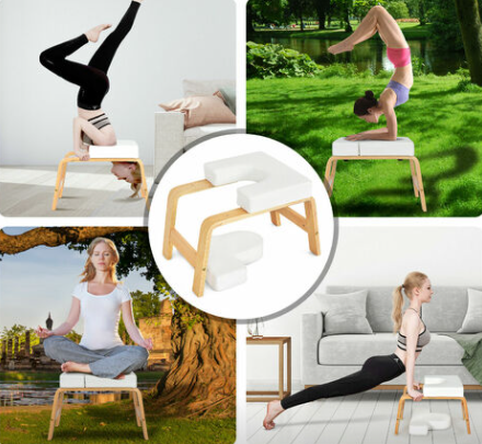 Inversion Bench for Safe and Comfortable Headstands