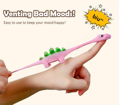 Dino Launchers Set of 5 | Soft TPR Slingshots for Fun Playtime